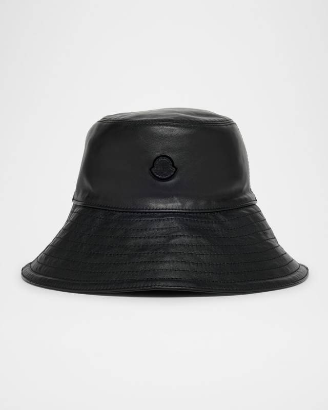 x EE72 by Edward Enninful Leather Bucket Hat